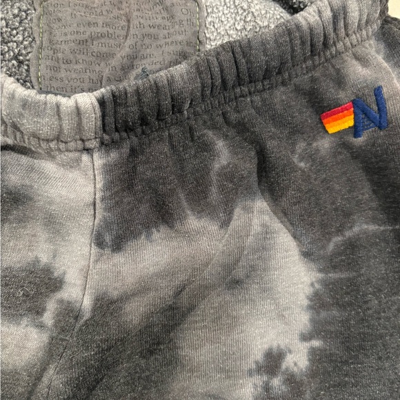 Aviator Nation Black and Pink Tie-Dye Joggers - Picture 2 of 3